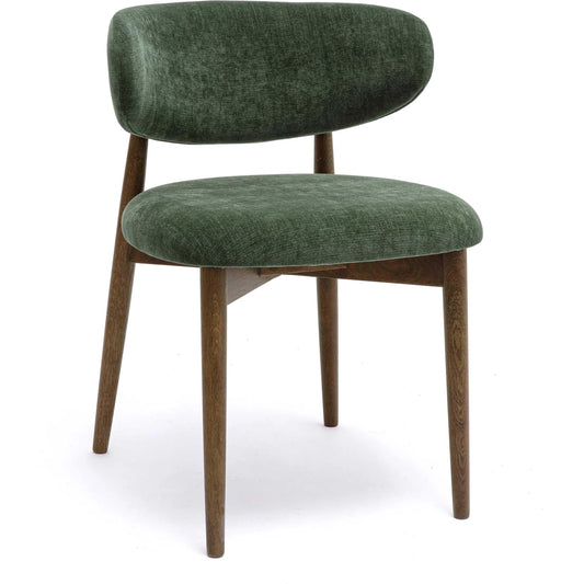 Zinea Performance Textured Velvet Dining Chair by TOV Furniture. Made from velvet, wood in a transitional style.