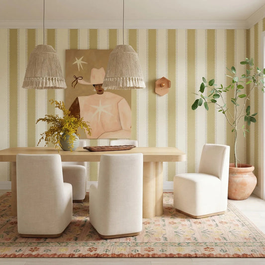 Melissa Performance Fabric Rolling Dining Chair by TOV Furniture. Made from rubberwood, textured weave in a unique style.
