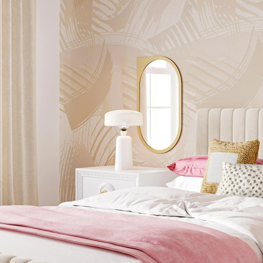 Cindy Table Lamp by TOV Furniture in white. Made from iron in a modern style.