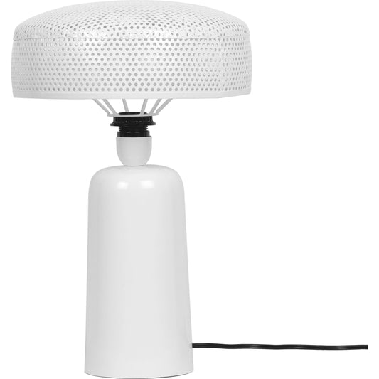 Cindy Table Lamp by TOV Furniture in white. Made from iron in a modern style.