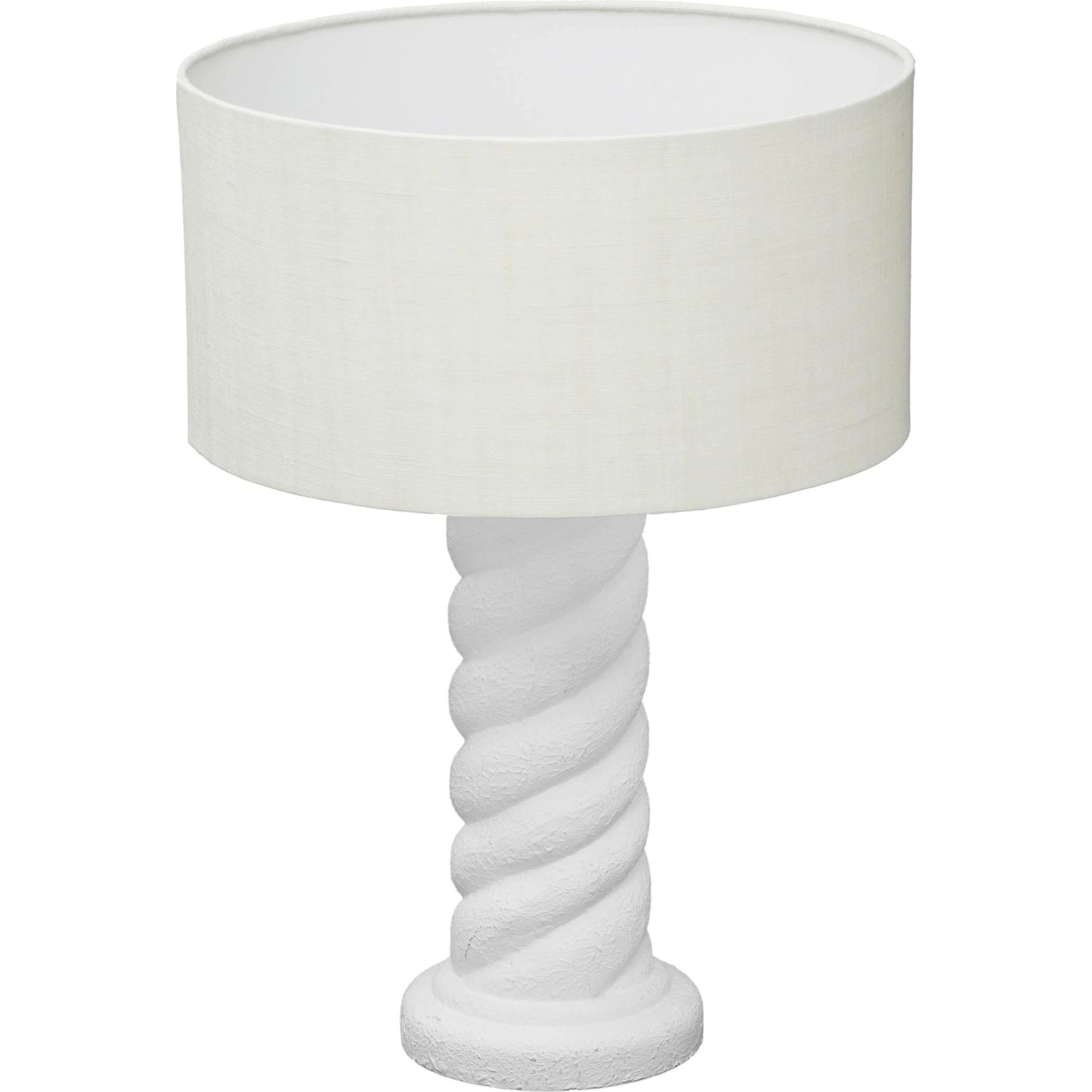 002 SI-2145065 | Additional Silo | Rapunzel Table Lamp by TOV Furniture in white. Made from iron, linen, wood in a modern style.
