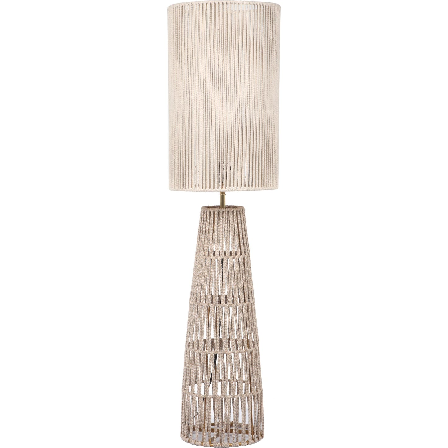 001 SI-2145043 | Primary Silo | Beam Jute Floor Lamp by TOV Furniture in natural. Made from cotton, iron, jute in a cottage & farmhouse style.