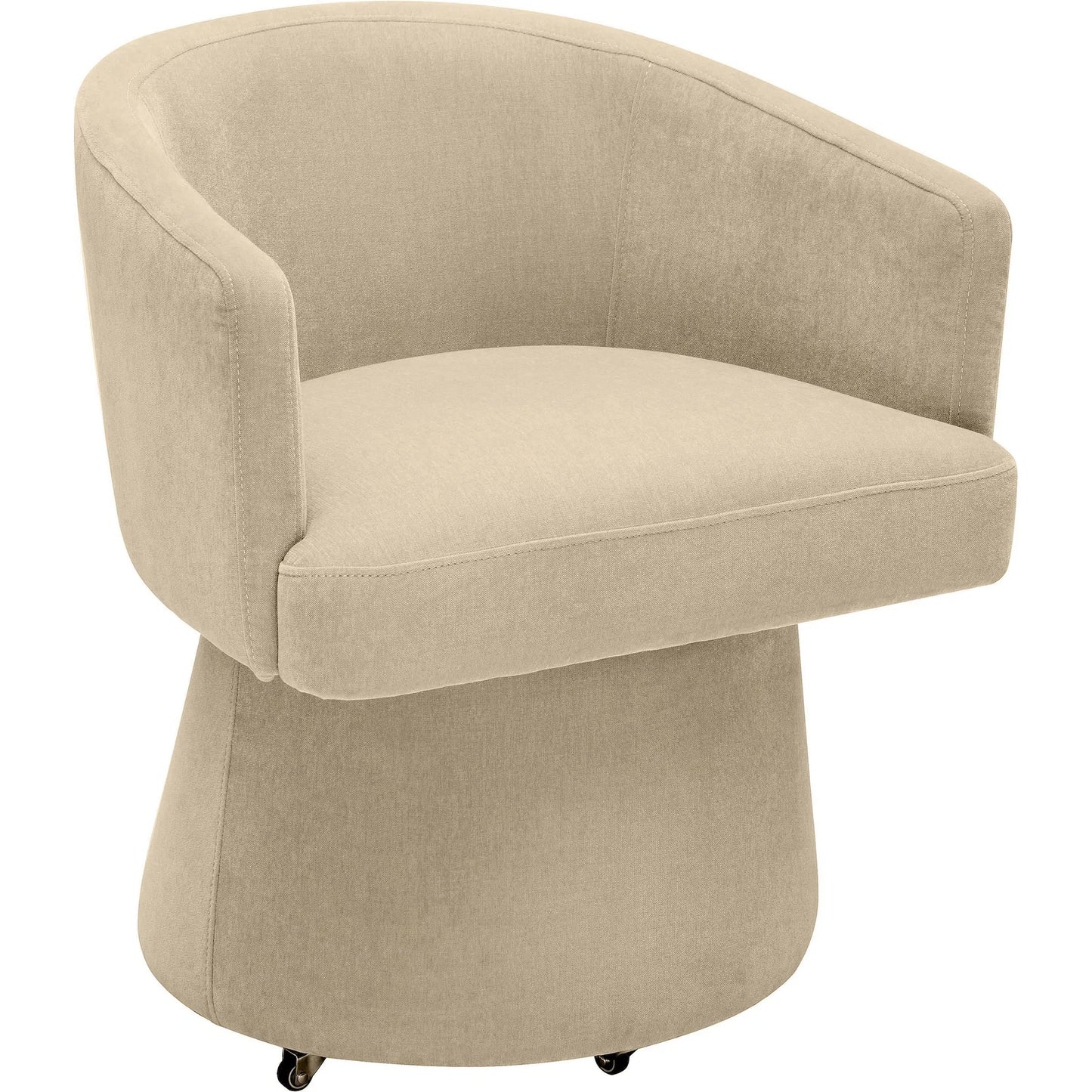 002 SI-2248322 | Primary Silo | Kristen Upcycled Chenille Rolling Desk Chair by TOV Furniture. Made from unique in a transitional style.