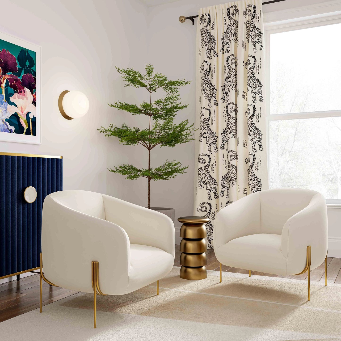 006 SI-1984290 | Additional Silo | Kandra Velvet Accent Chair by TOV Furniture. Made from iron, velvet, wood in a modern style.