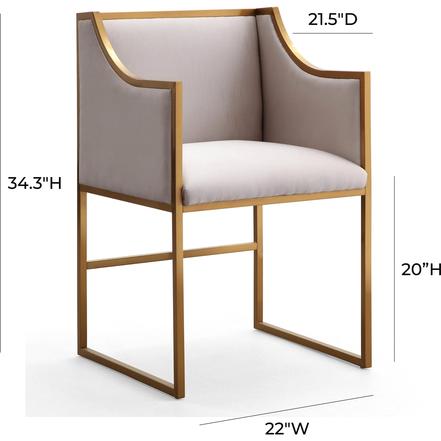 016 S-245273 | Additional Silo | Atara Chair by TOV Furniture. Made from unique in a modern style.