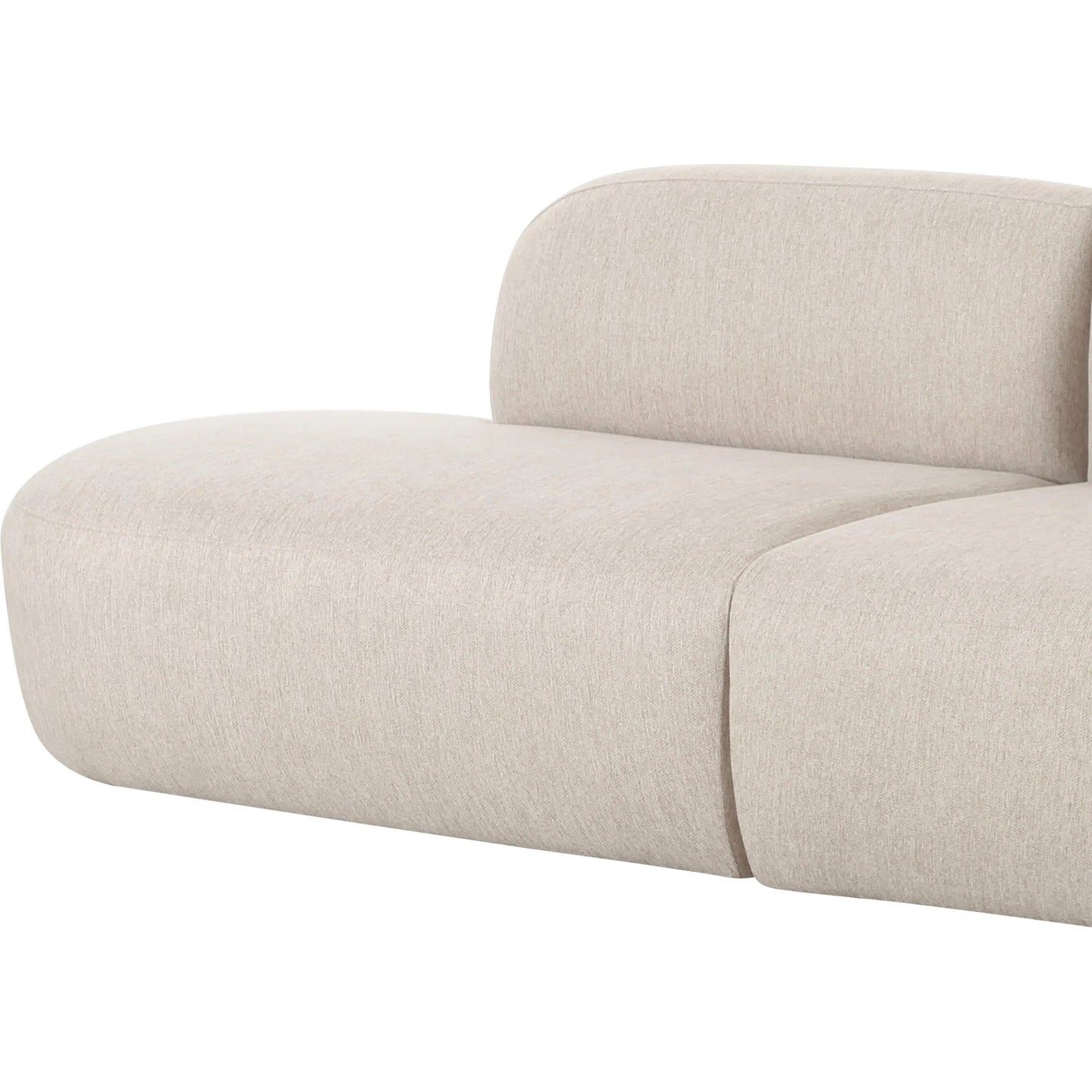 005 SI-2248170 | Closeup | Broohah Linen Sofa by TOV Furniture in beige. Made from linen, wood in a transitional style.