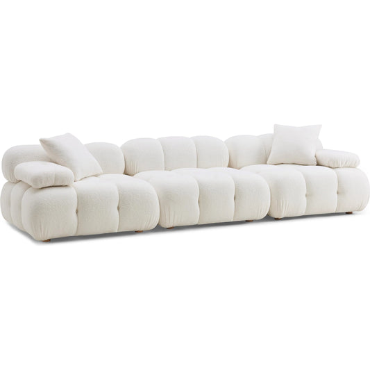 001 SI-2248185 | Primary Silo | Calliope Vegan Shearling Modular Sofa by TOV Furniture. Made from fabric, plywood, wood in a transitional style.