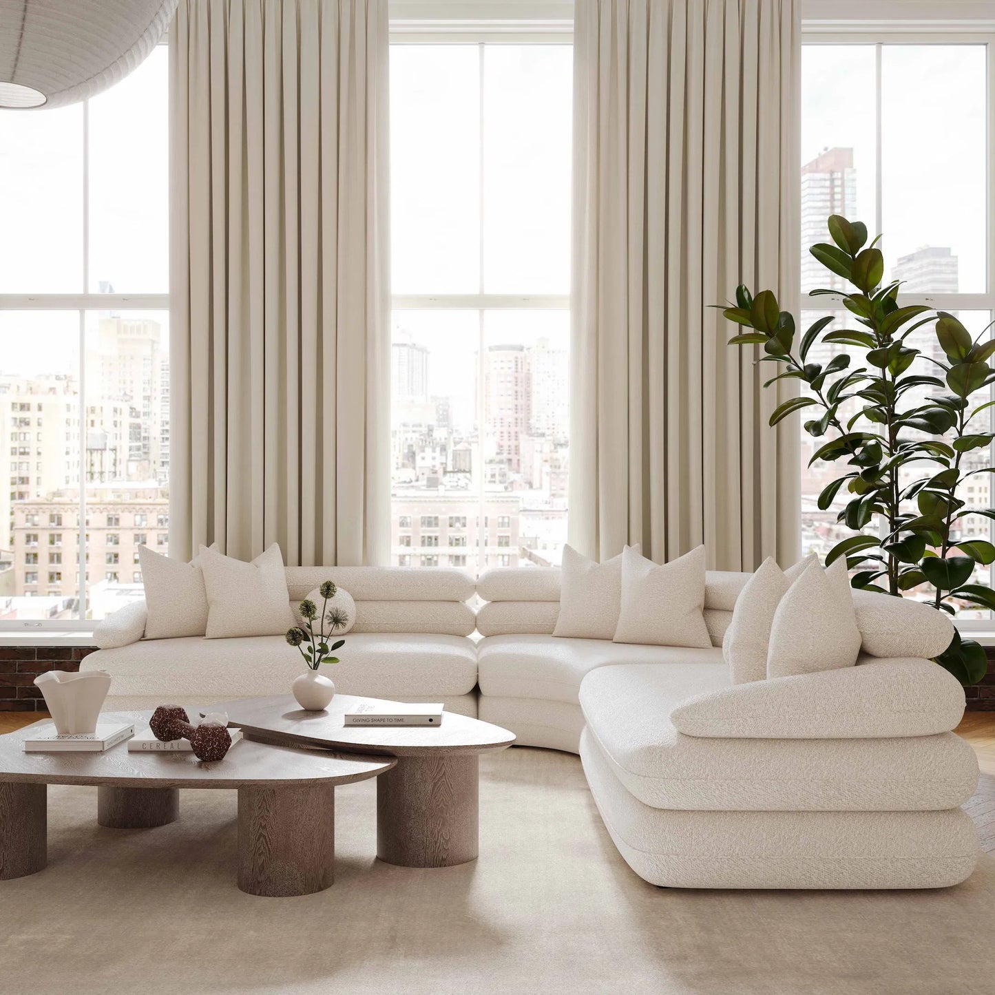 006 SI-2320984 | Lifestyle | Rhema Oblong Coffee Table by TOV Furniture in washed ash. Made from mdf, veneer in a transitional style.