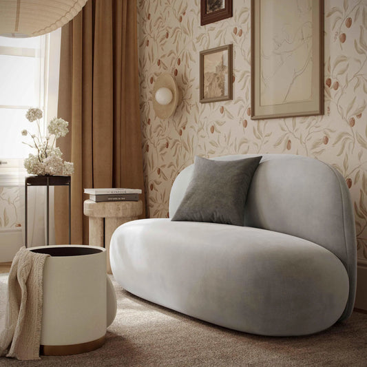 Carraway Upcycled Chenille Loveseat by TOV Furniture. Made from chenille, plywood in a transitional style.