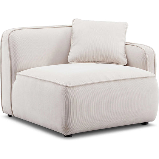 001 SI-2356387 | Primary Silo | Travie Performance Corduroy Velvet RAF Corner Chair by TOV Furniture. Made from corduroy, plywood, wood in a transitional style.