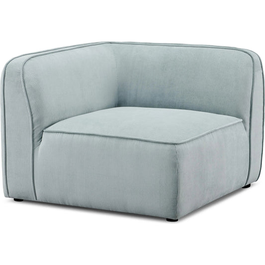 Travie Performance Corduroy Velvet Corner Chair by TOV Furniture. Made from corduroy, plywood, wood in a transitional style.