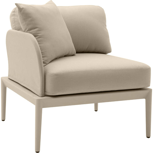 Kapri Modular Outdoor LAF Corner Seat by TOV Furniture. Made from aluminum, polyester in a transitional style.