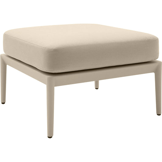 001 SI-2248310 | Primary Silo | Kapri Outdoor Ottoman by TOV Furniture. Made from aluminum, polyester in a transitional style.