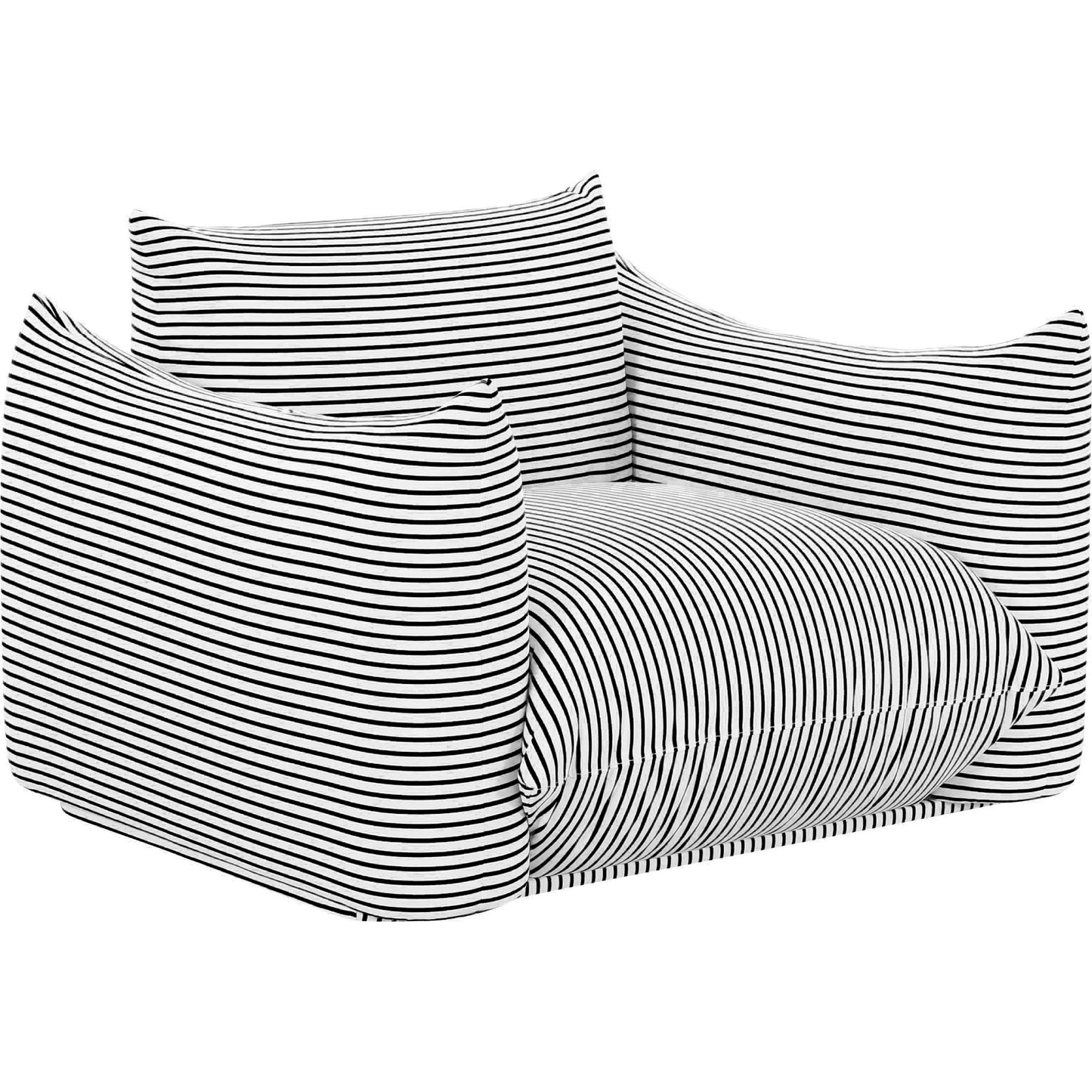 003 SI-2248461 | Primary Silo | Saint Tropez Striped Stuffed Outdoor Armchair by TOV Furniture. Made from unique in a unique style.