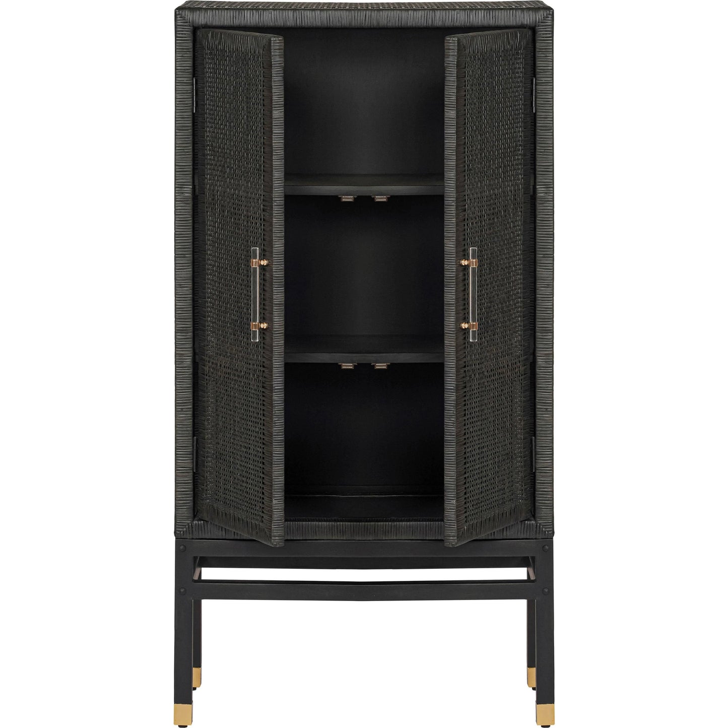 009 SI-2107254 | Additional Silo | Amara Woven Rattan Cabinet by TOV Furniture. Made from rattan veneer, wood in a cottage & farmhouse style.