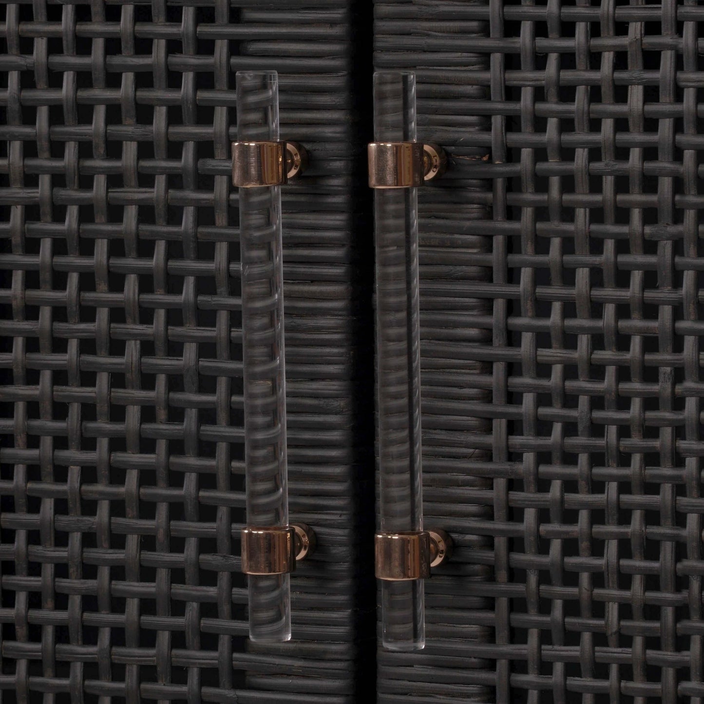 010 SI-2107254 | Additional Silo | Amara Woven Rattan Cabinet by TOV Furniture. Made from rattan veneer, wood in a cottage & farmhouse style.