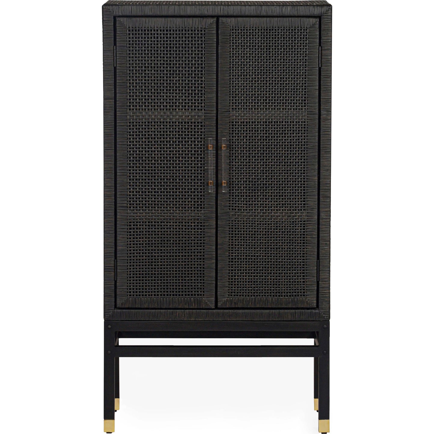 008 SI-2107254 | Additional Silo | Amara Woven Rattan Cabinet by TOV Furniture. Made from rattan veneer, wood in a cottage & farmhouse style.