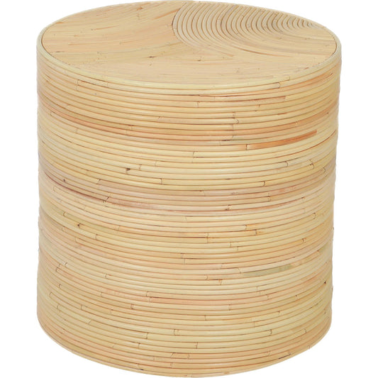 000 SI-2454331 | Primary Silo | Matea Rattan Arch Side Table by TOV Furniture in natural. Made from rattan in a unique style.