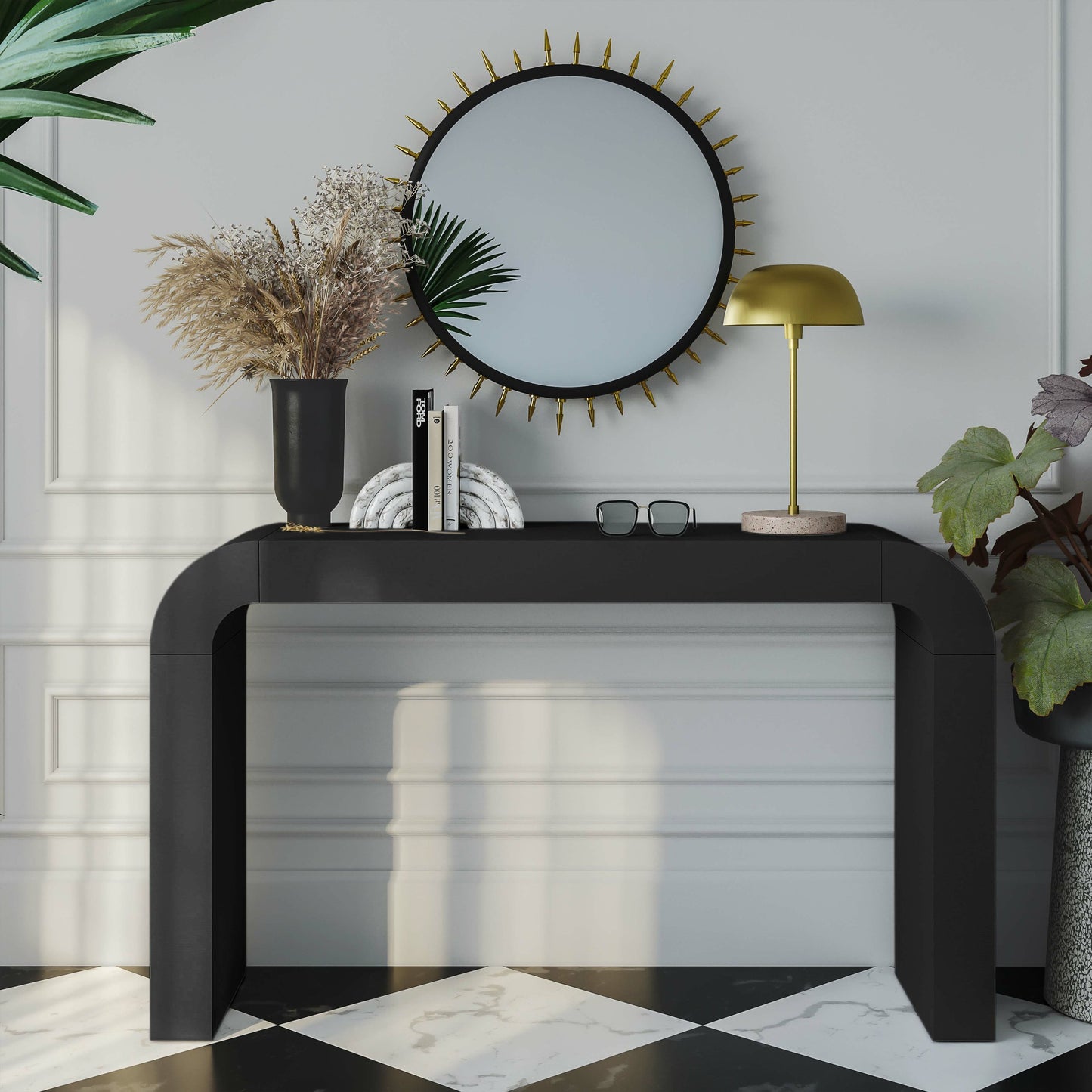 012 SI-1787166 | Lifestyle | Hump Console Table by TOV Furniture. Made from unique in a modern style.