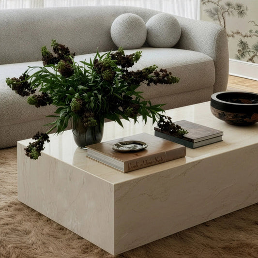Romy Coffee Table by TOV Furniture. Made from mdf, melamine in a unique style.