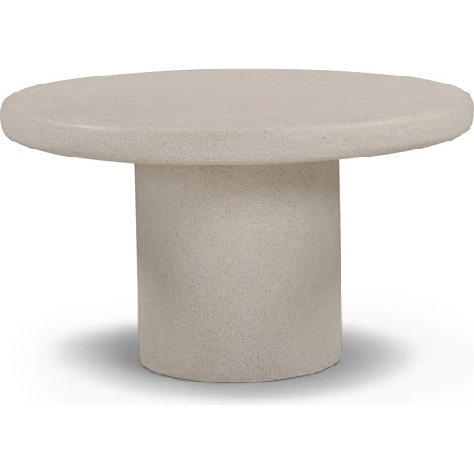Jade Indoor/Outdoor Coffee Table by TOV Furniture. Made from concrete in a unique style.