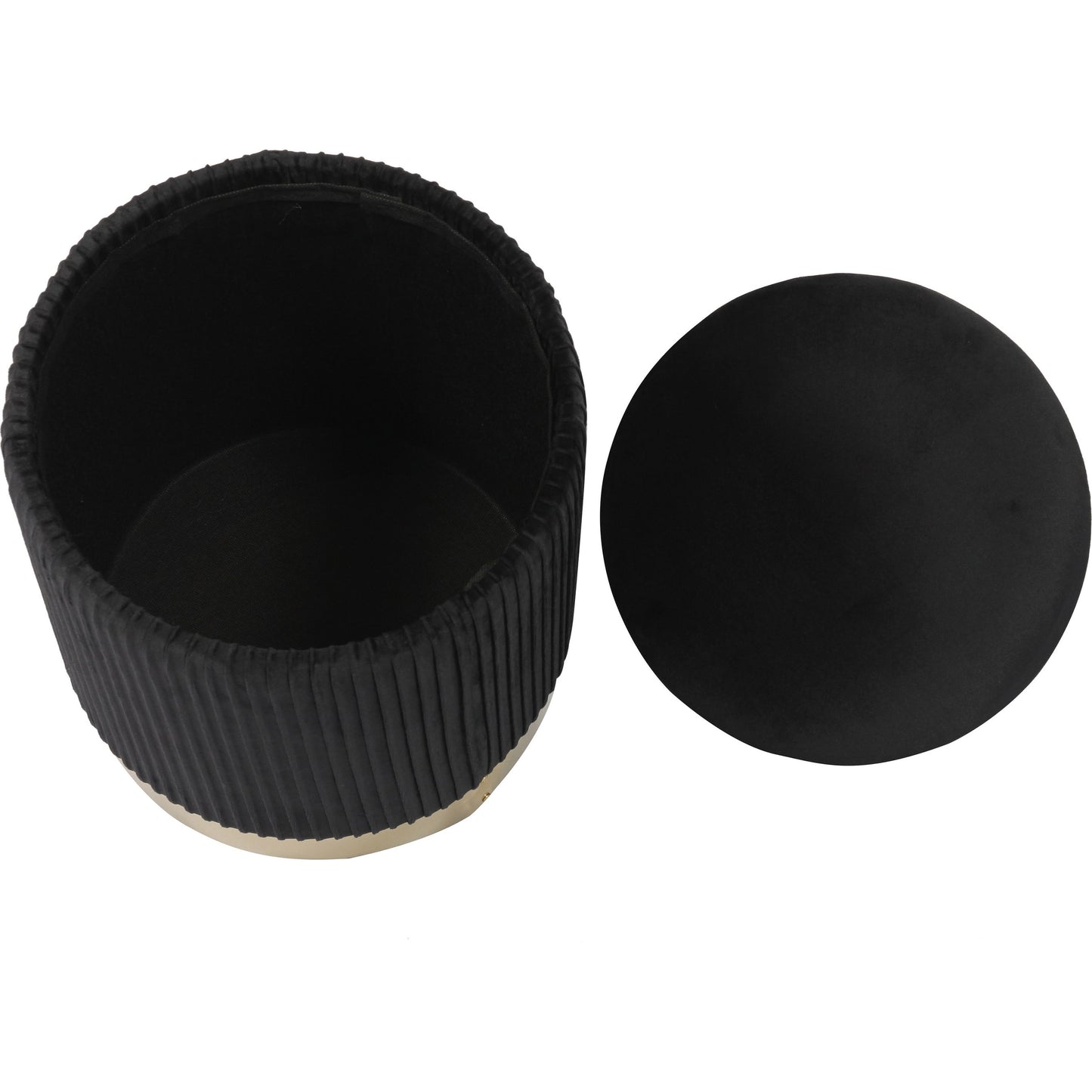 011 SR-894040 | Additional Silo | Zoe Velvet Storage Ottoman by TOV Furniture. Made from velvet in a transitional style.