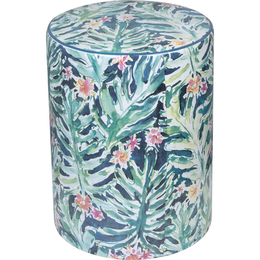 Taurus Ceramic Stool by TOV Furniture. Made from ceramic in a modern style.