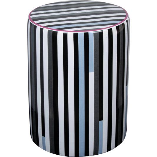 Taurus Ceramic Stool by TOV Furniture. Made from ceramic in a modern style.