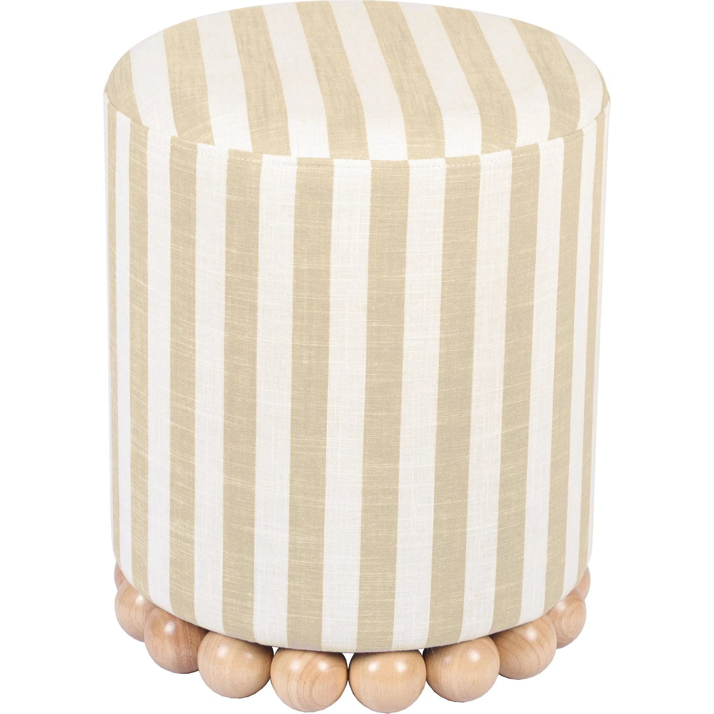 006 SI-2248209 | Additional Silo | Dex Striped Linen Ottoman by TOV Furniture. Made from linen, plywood, wood in a unique style.