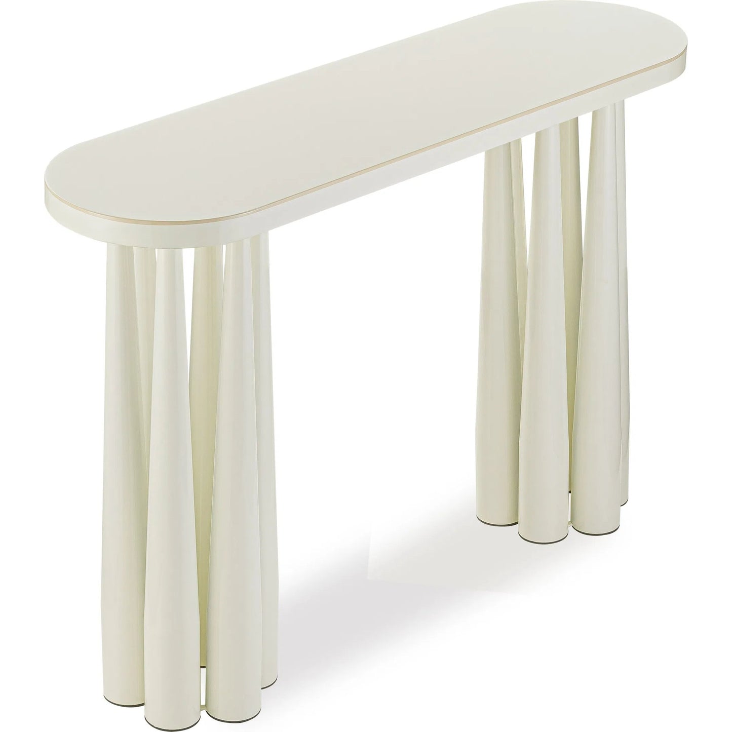 007 SI-2321043 | Additional Silo | Titan Glossy Console Table by TOV Furniture. Made from mdf, steel in a unique style.