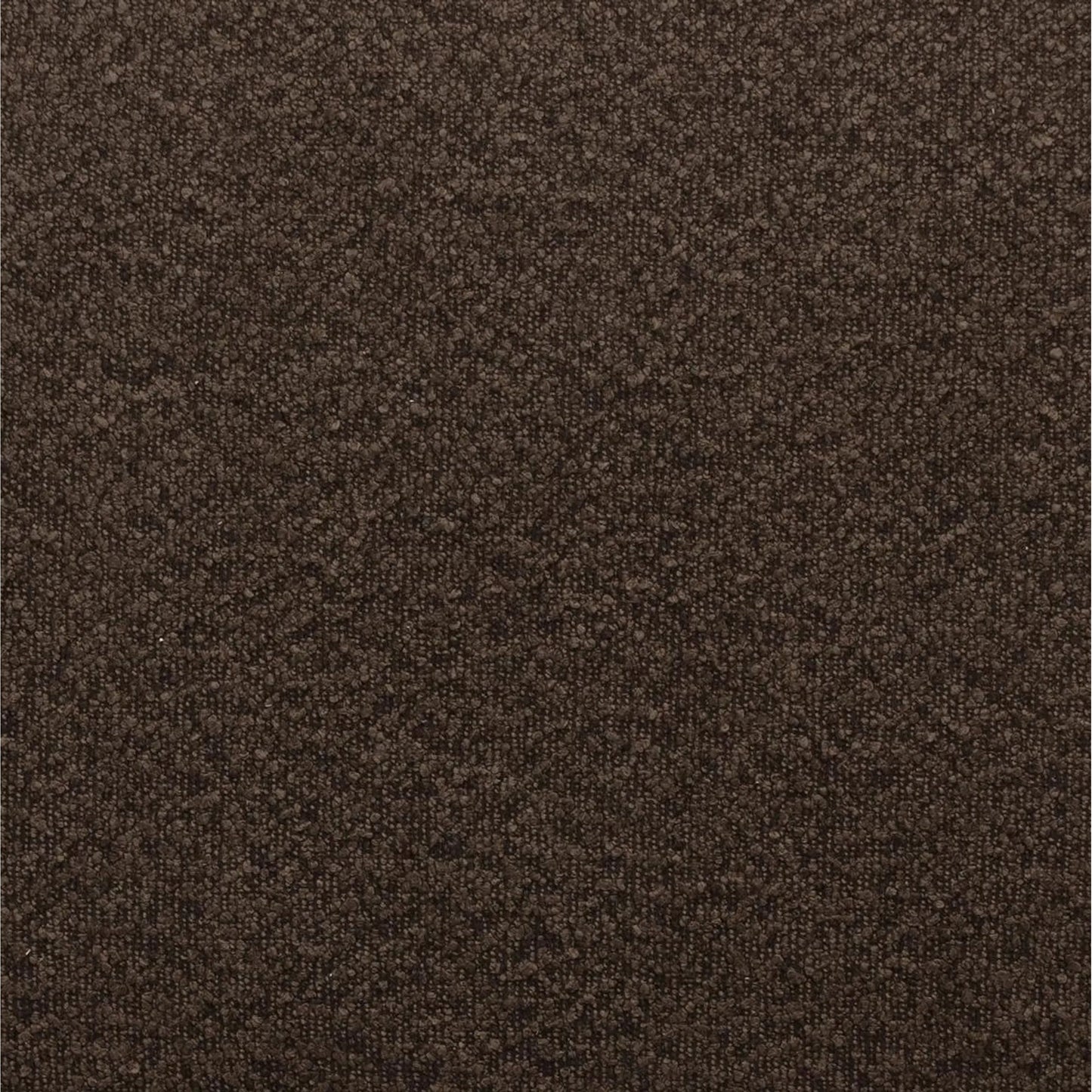 018 SI-2320923 | Closeup | Jaine Boucle Ottoman by TOV Furniture. Made from boucle, plywood, wood in a transitional style.