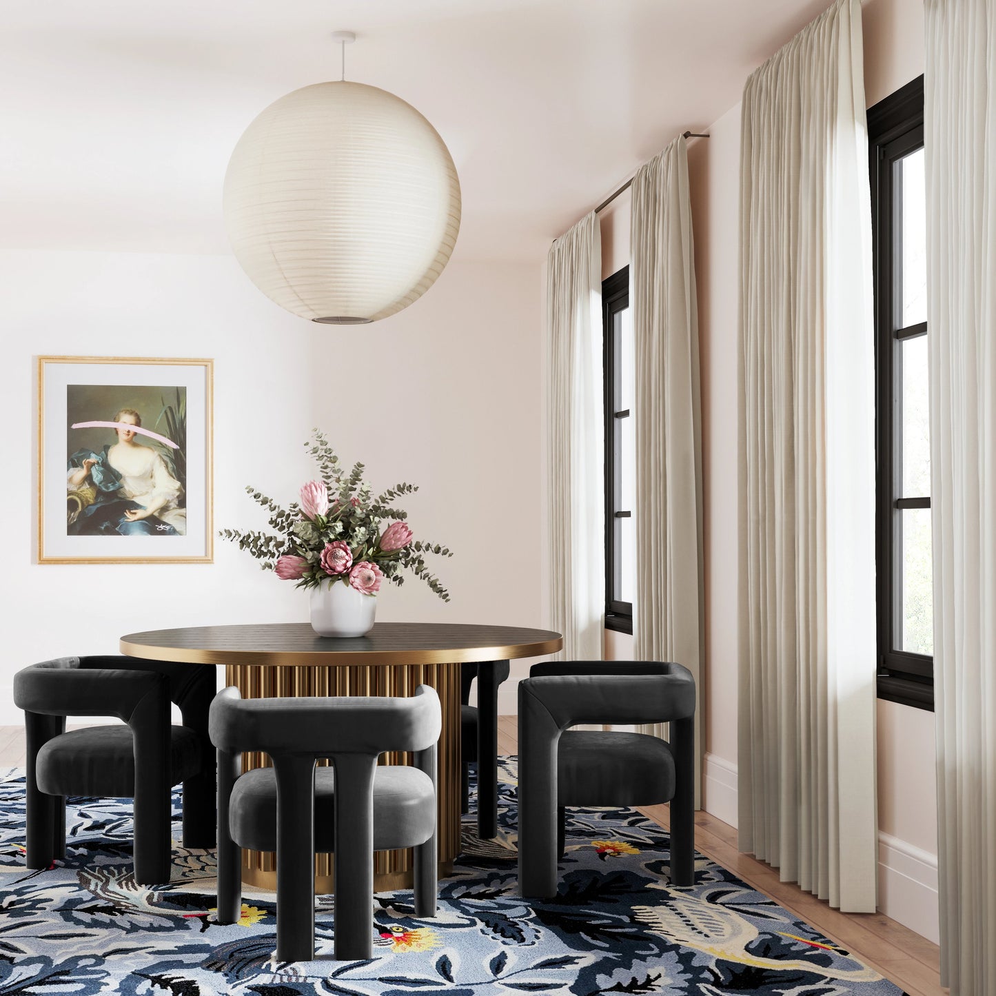 020 SI-1984453 | Lifestyle | Sloane Velvet Chair by TOV Furniture. Made from velvet in a modern style.