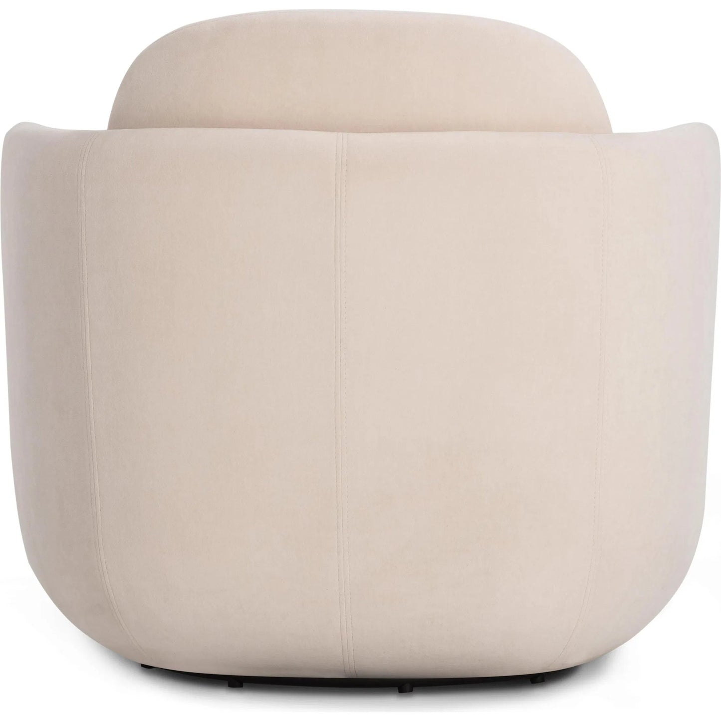005 SI-2440016 | Closeup | Wolfie Velvet Swivel Chair by TOV Furniture. Made from plywood, velvet in a unique style.