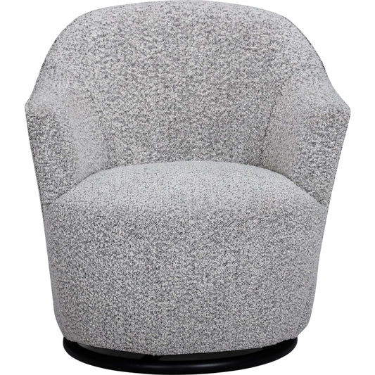 001 SI-2532697 | Primary Silo | Skyla Performance Boucle Swivel Accent Chair by TOV Furniture in grey. Made from fabric, plywood in a unique style.