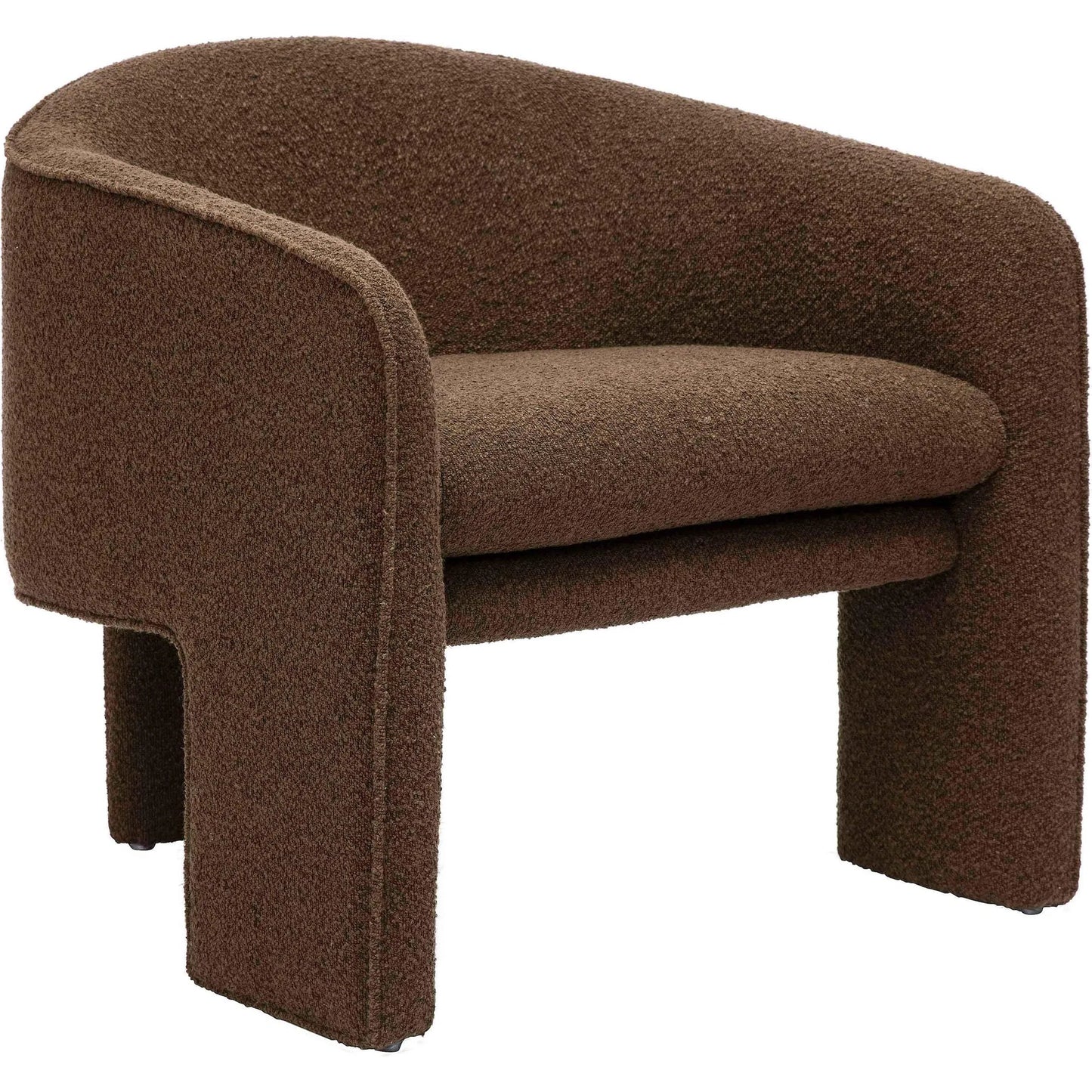 001 SI-2248355 | Primary Silo | Marla Boucle Accent Chair by TOV Furniture. Made from boucle, plywood, wood in a transitional style.