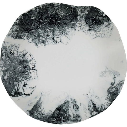 001 SI-2454338 | Primary Silo | Mera Resin Petal Tray by TOV Furniture. Made from resin in a unique style.