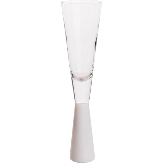 Flute Champagne Glasses (Set of 4) by TOV Furniture. Made from glass in a eclectic & global style.
