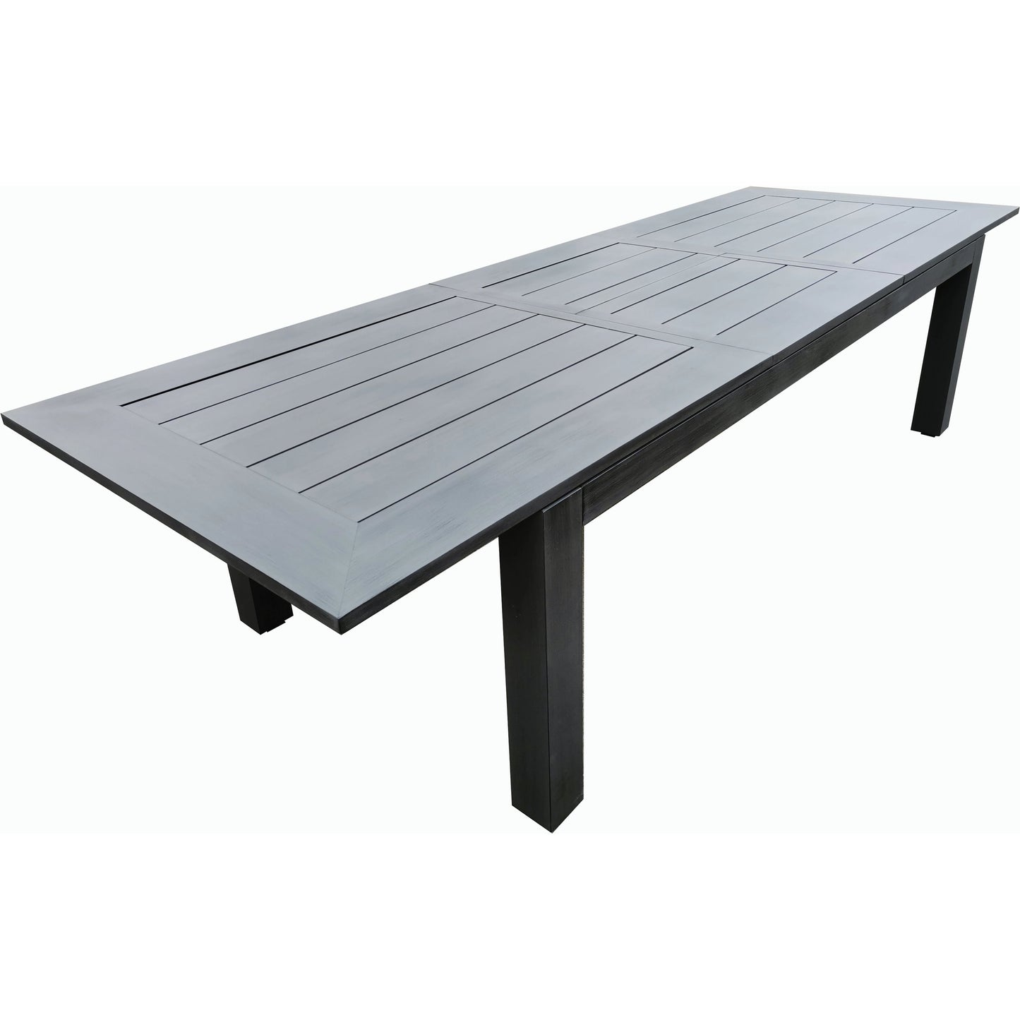 002 SI-2166993 | Additional Silo | Redondo Outdoor 90"-120" Extension Table by Sunset West in slate. Made from aluminum in a modern style.