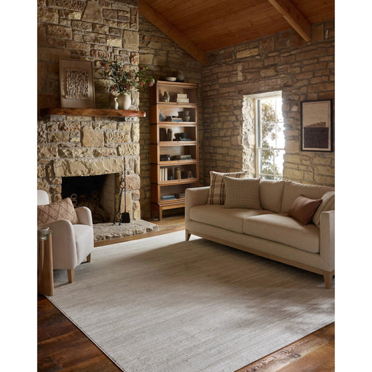 Townes TOW-02 Rug by Loloi in beige, ivory. Made from 100% polyester in a unique style.