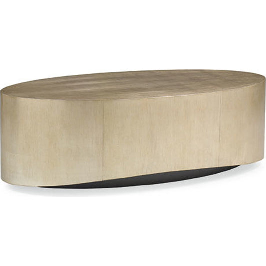 001 SR-768594 | Primary Silo | Come Oval Here! Cocktail Table by Caracole in gold, silver and pompeii, charcoal. Made from hardwood solids, hardwood veneers in a modern style.