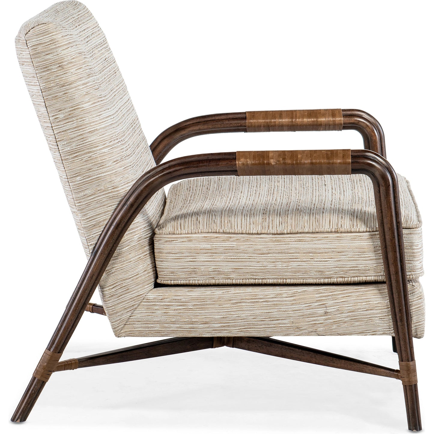 003 SI-1900728 | Additional Silo | Granada Lounge Chair by Hooker Furniture in brown and stria alhambra. Made from fabric in a modern style.