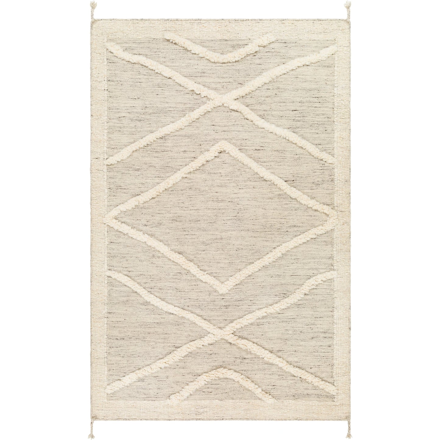 002 SI-1892179,SI-1892180,SI-1892181,SI-1892182,SI-1892184 | Primary Silo | Tripoli Rug - 30938 by Surya in beige, cream, charcoal. Made from 100% wool in a unique style.