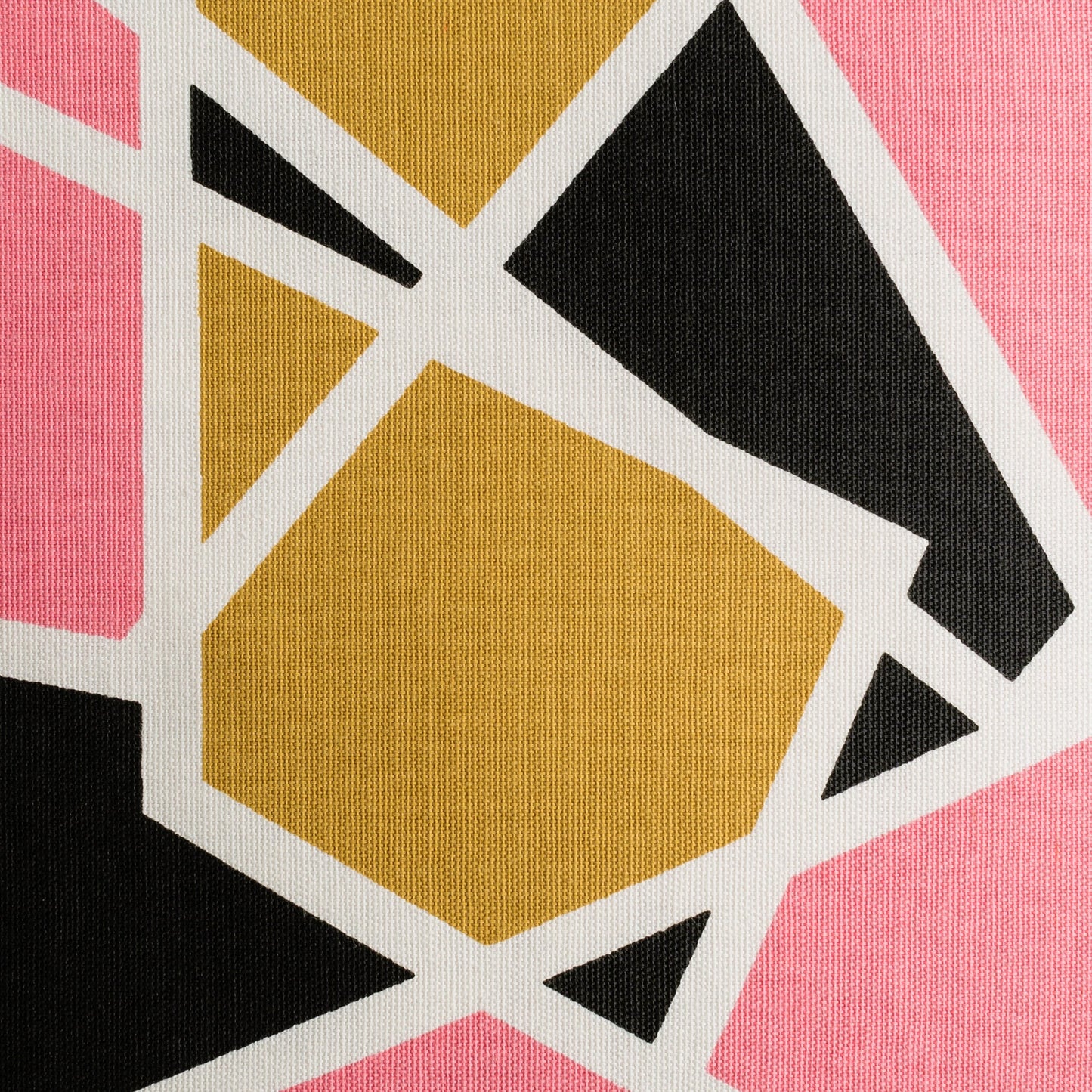 003 SI-1906072,SI-1906073 | Closeup | Trudy Indoor/Outdoor Pillow by Surya in pink, mustard, black, ivory. Made from 100% cotton in a modern style.