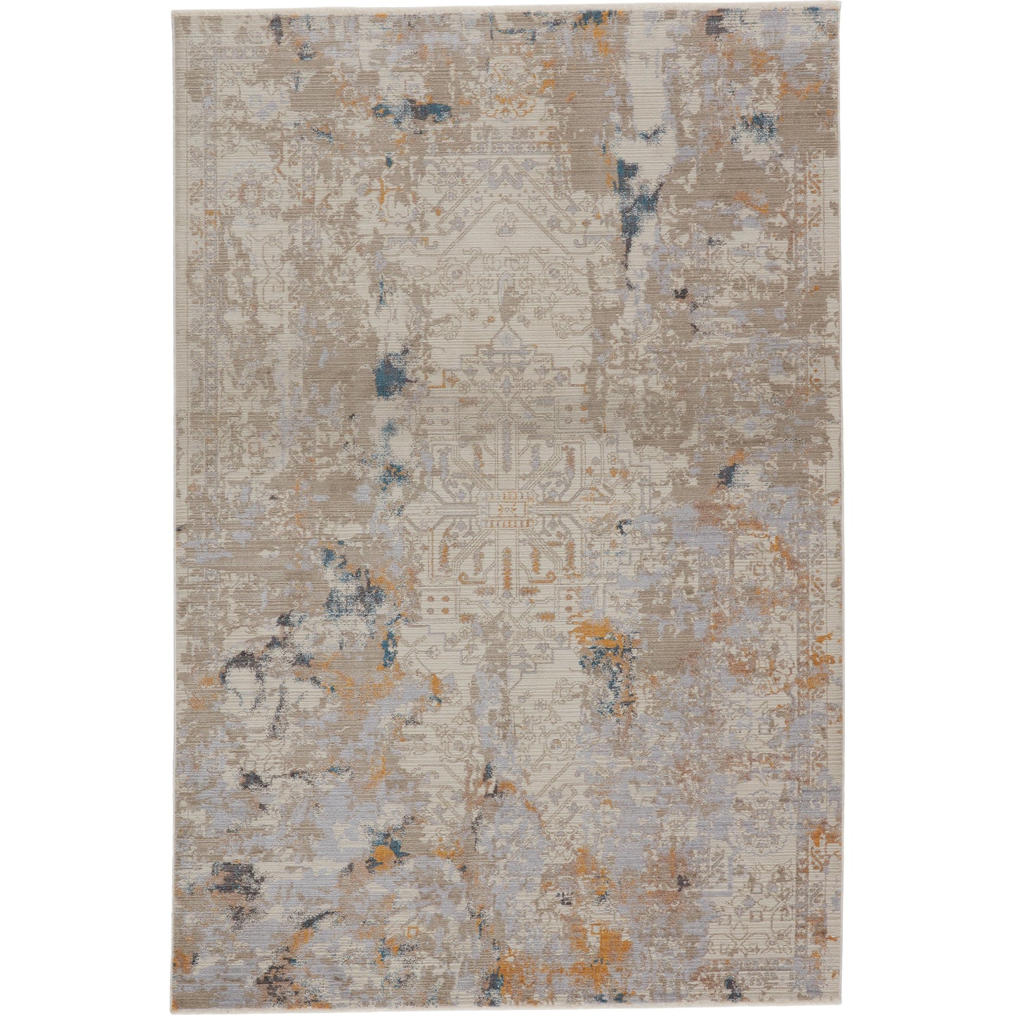 001 SI-1717753,SI-1717755,SI-1781834 | Primary Silo | Hammon Rug by Vibe by Jaipur Living in gray, gold. Made from 100% polyester in a unique style.