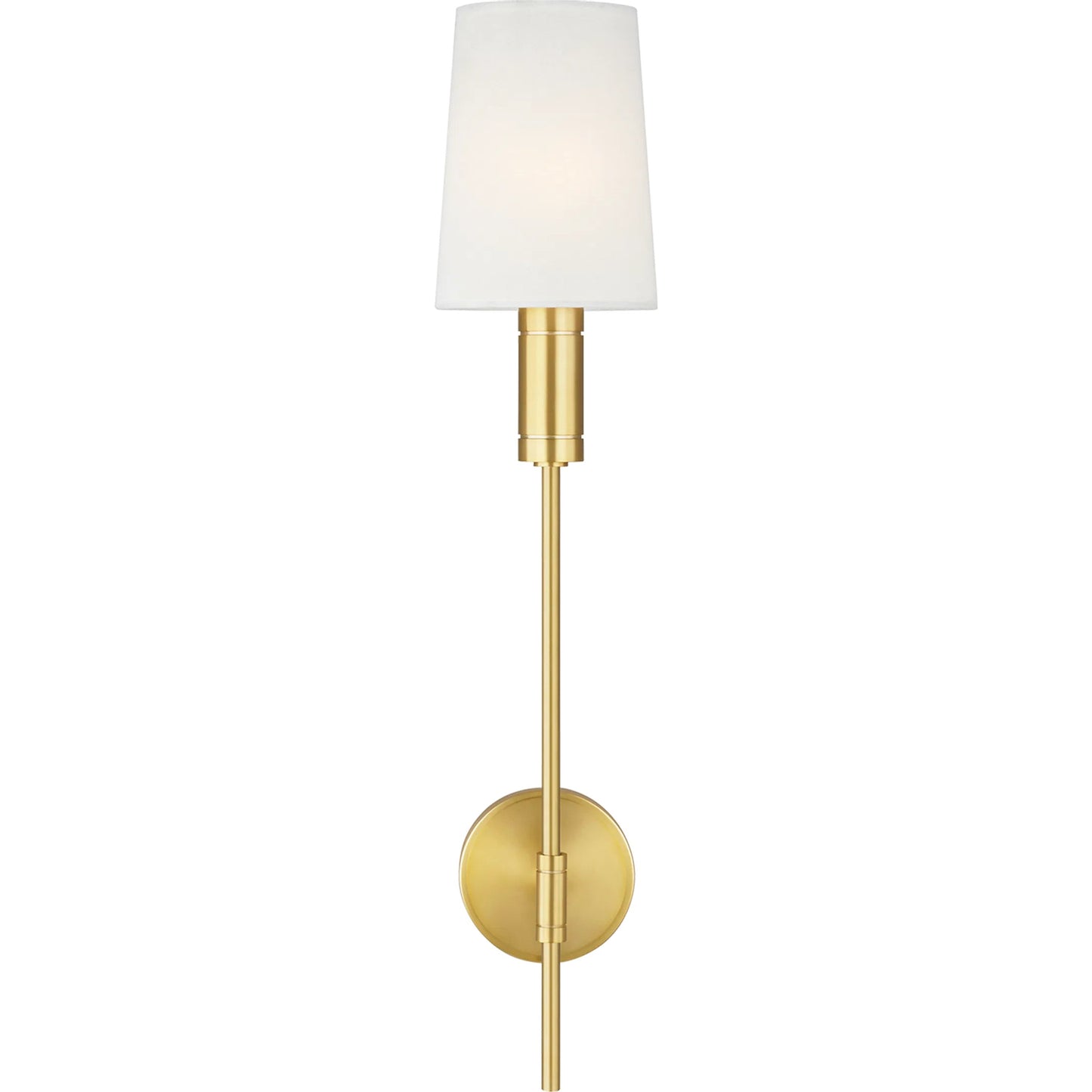 001 SI-2235873 | Primary Silo | Beckham Modern Sconce by Visual Comfort & Co. in burnished brass. Made from steel in a unique style.