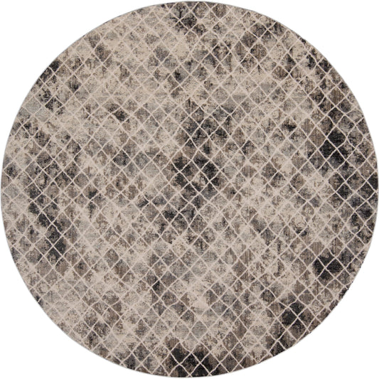 Kano Transitional Diamond Rug - 3873F by Feizy in ivory, gray, taupe. Made from polypropylene, polyester in a unique style.