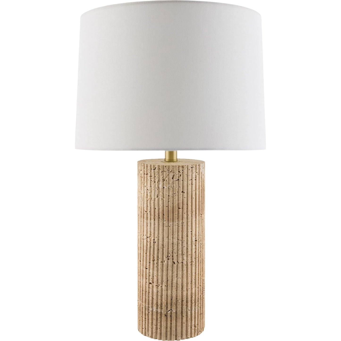 001 SI-2258934 | Primary Silo | Taboye Accent Table Lamp by Surya in brown. Made from iron, linen, polyester in a transitional style.