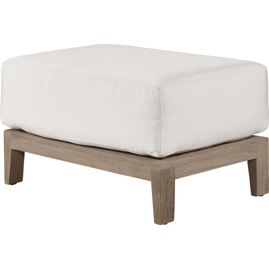 La Jolla Ottoman by Coastal Living by Universal Furniture in weathered teak. Made from unique in a coastal style.