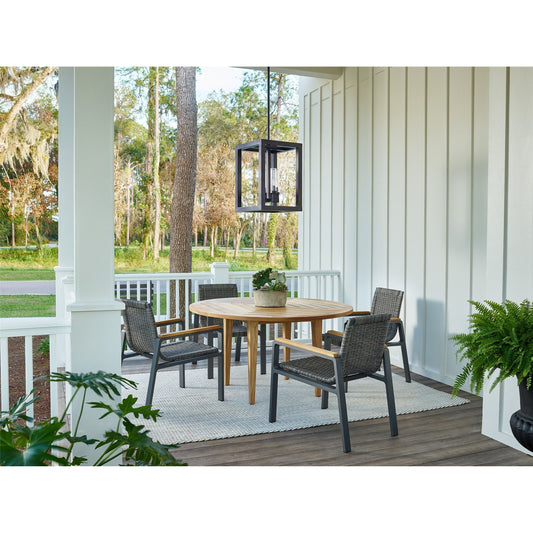 Chesapeake Round Dining Table by Coastal Living by Universal Furniture in natural teak. Made from unique in a coastal style.