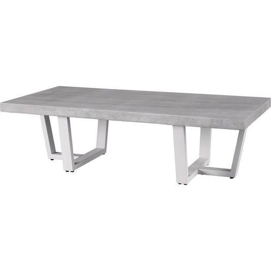 South Beach Cocktail Table by Coastal Living by Universal Furniture in stainless steel and white. Made from unique in a coastal style.